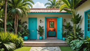 découvrez l'univers des palettes tropicales à travers les couleurs éclatantes des portes, les tissus colorés et les offrandes traditionnelles. inspirez-vous pour une décoration exotique et chaleureuse.