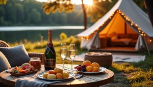 découvrez l'expérience unique du camping haut de gamme associé au champagne : hébergements luxueux, services exclusifs et dégustations raffinées pour des séjours inoubliables au cœur de la nature.