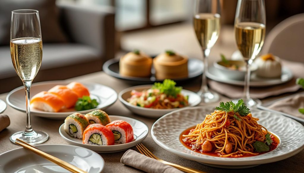 découvrez comment le champagne sublime les saveurs de la cuisine asiatique. conseils d’accords, astuces et suggestions pour des mariages gourmands et surprenants !