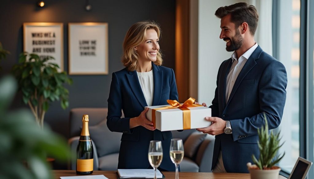 découvrez les meilleures pratiques pour offrir du champagne en cadeau d’entreprise : conseils pour choisir le bon cru, personnaliser votre présent et marquer les esprits de vos clients ou collaborateurs.