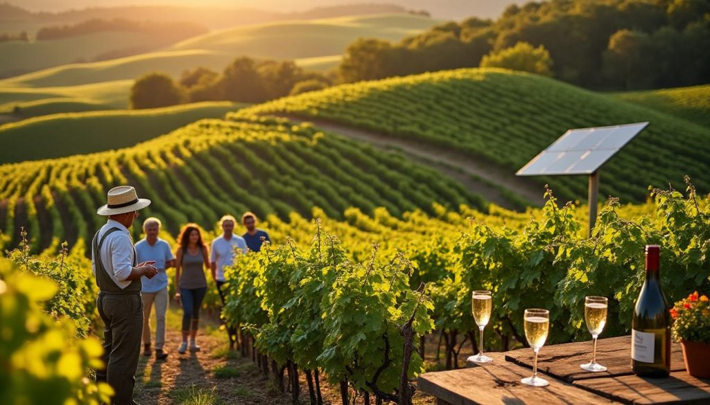 découvrez comment les producteurs de champagne intègrent le tourisme durable à travers des initiatives locales engagées pour préserver l'environnement et valoriser le terroir.