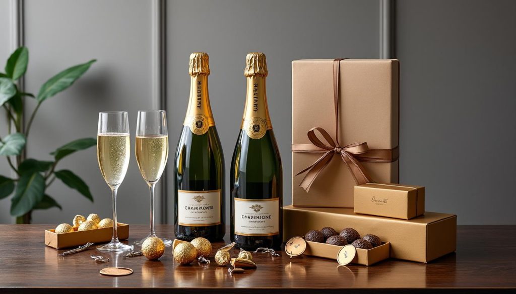 découvrez notre sélection des coffrets cadeaux incontournables pour les amateurs de champagne, parfaits pour offrir élégance et plaisir effervescent.