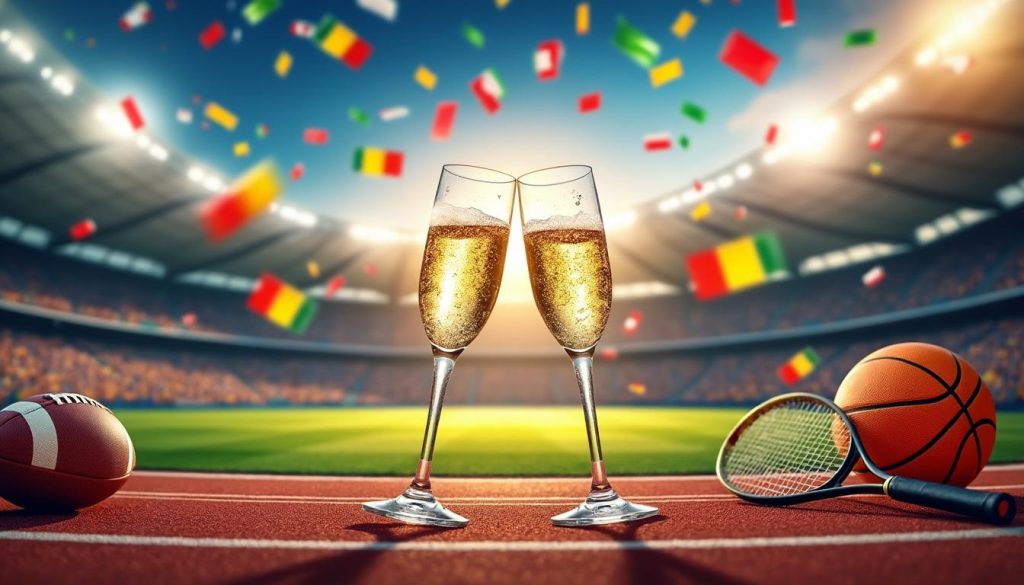 découvrez comment le champagne s'invite dans les événements sportifs pour créer une ambiance festive et inoubliable, alliant élégance et passion du sport.