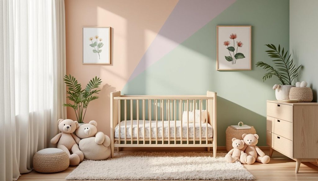 découvrez comment choisir les couleurs idéales pour créer une ambiance douce et apaisante dans la chambre de votre bébé pendant la grossesse.