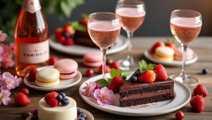 découvrez les accords parfaits entre le champagne rosé et une sélection de desserts gourmands pour sublimer vos repas festifs.