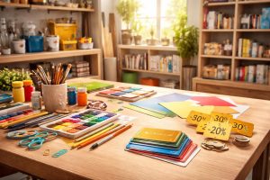 découvrez comment économiser sur vos fournitures créatives grâce aux offres de cultura, leroy merlin et l'utilisation des cartes fidélité. profitez de bons plans et réductions exclusives pour vos projets diy.