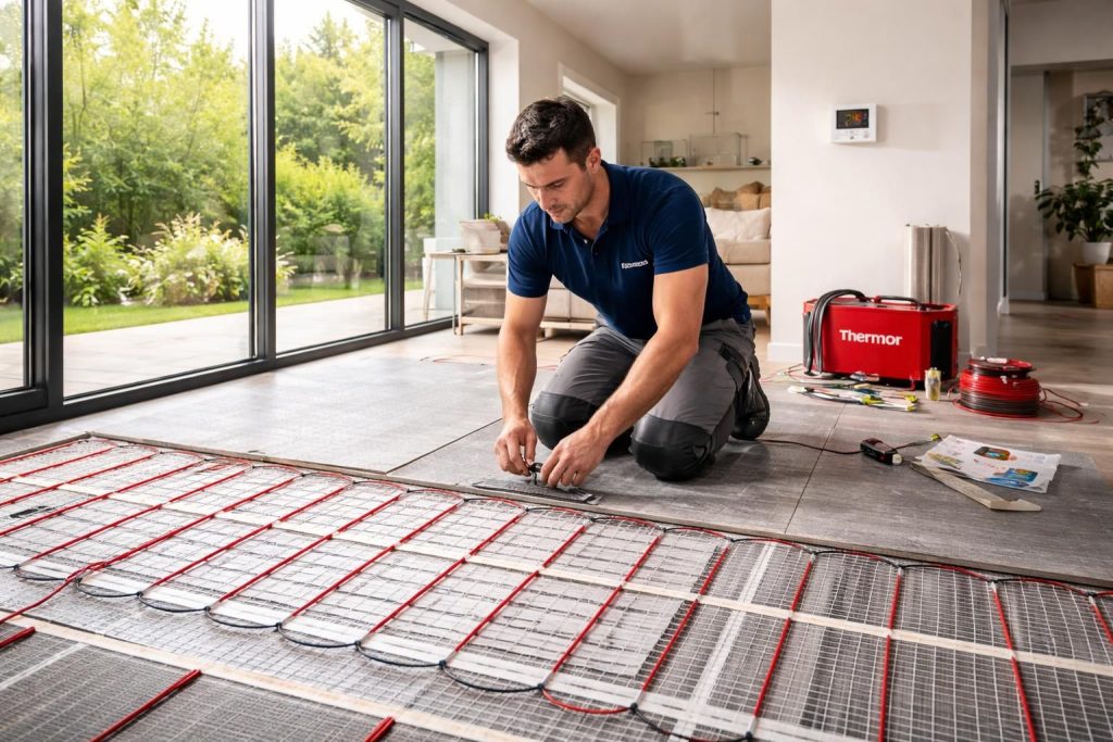 découvrez comment installer un chauffage au sol électrique thermor dans votre extension pour un confort optimal et une chaleur homogène tout au long de l'année.