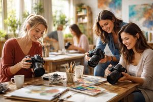 découvrez nos ateliers pratiques de photographie créative dédiés aux mamans artistes, avec canon et nikon. apprenez à capturer vos moments précieux avec créativité et expertise.